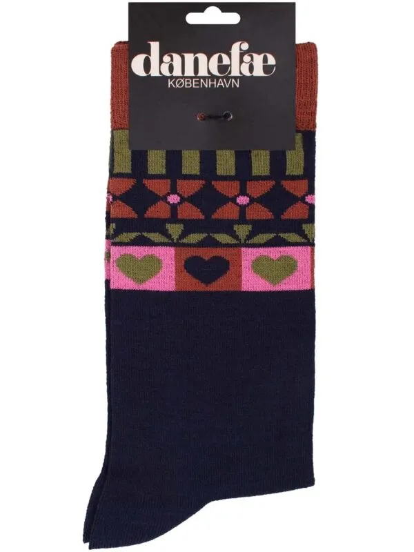 Danewalk With Me Socks - Navy
