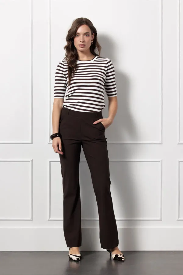 Flair bonded trousers - Espresso
