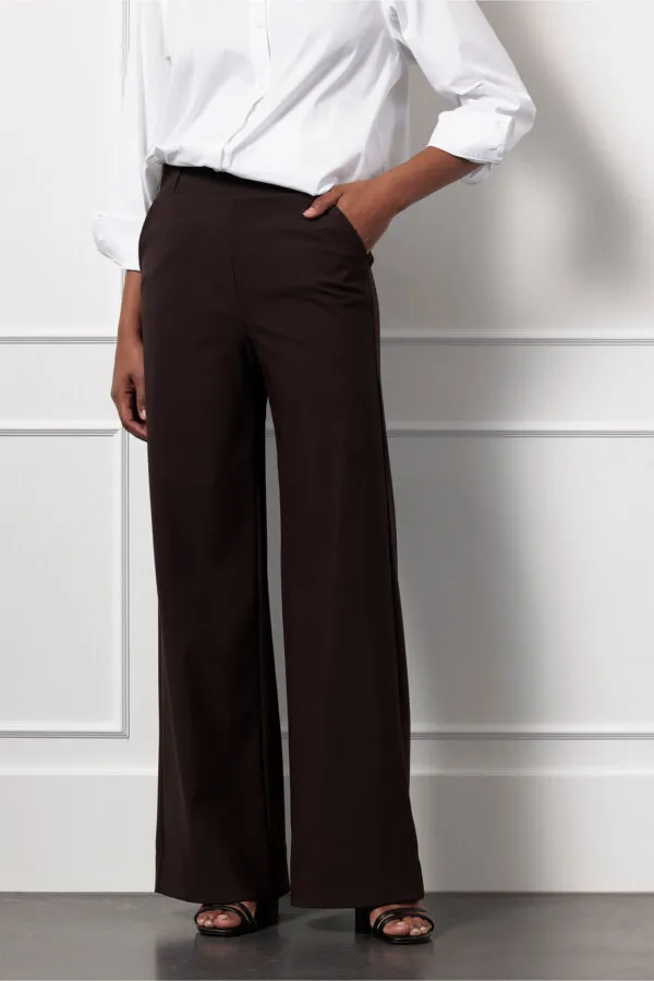 Lexie bonded trousers - Espresso