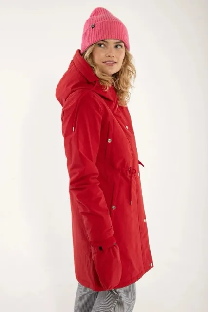 Danenora Winter Parka - Rood - Afbeelding 3