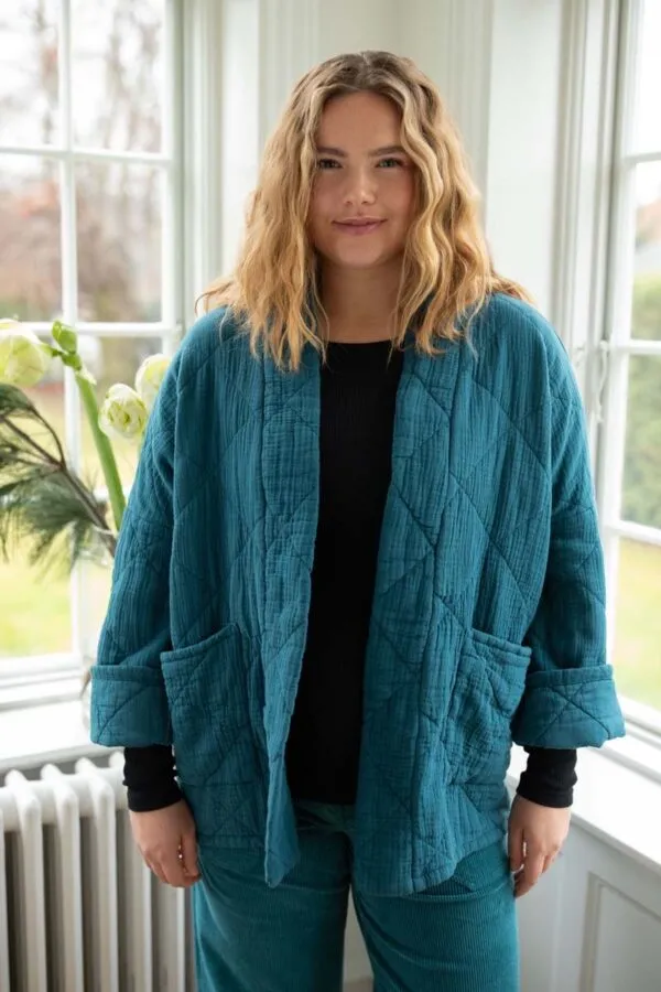 Danekatrin Quilt Jacket - Dark Slate