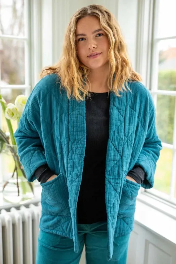 Danekatrin Quilt Jacket - Dark Slate