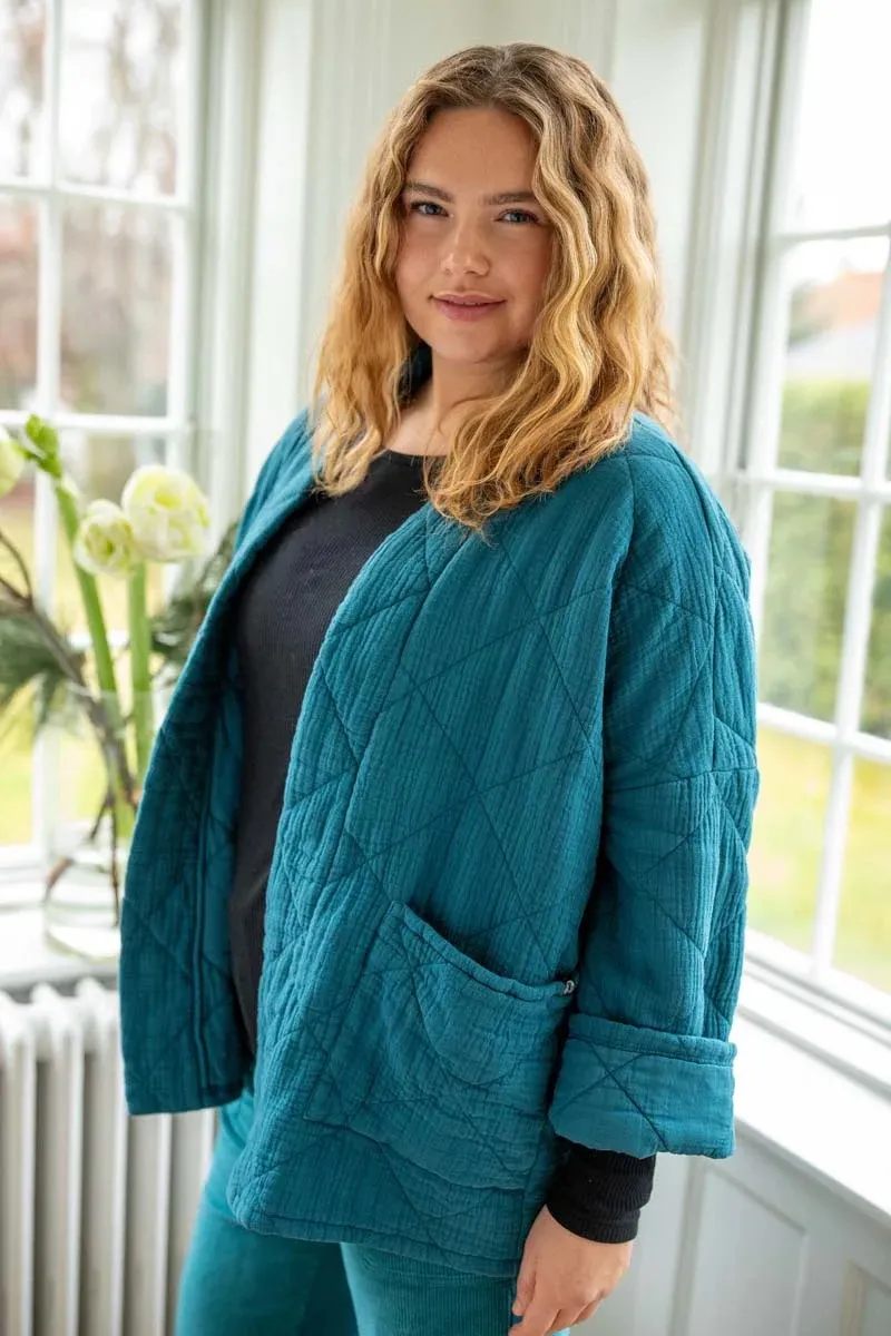 Danekatrin Quilt Jacket - Dark Slate - Afbeelding 4