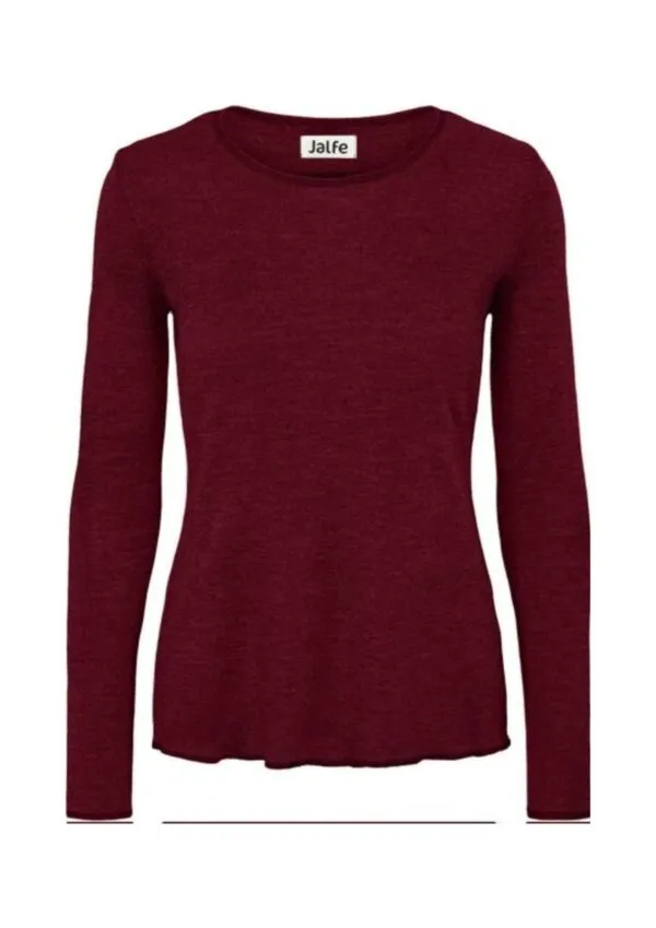 Shirt Wool  - Donkerrood