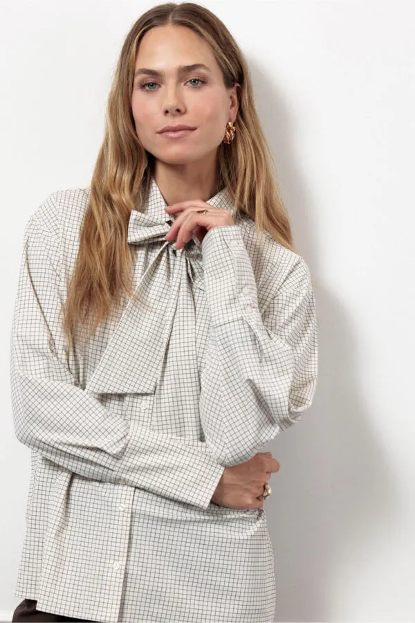 Hollis dot check blouse - Kit