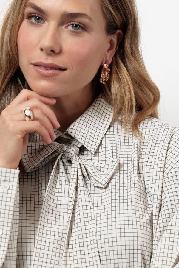 Hollis dot check blouse - Kit