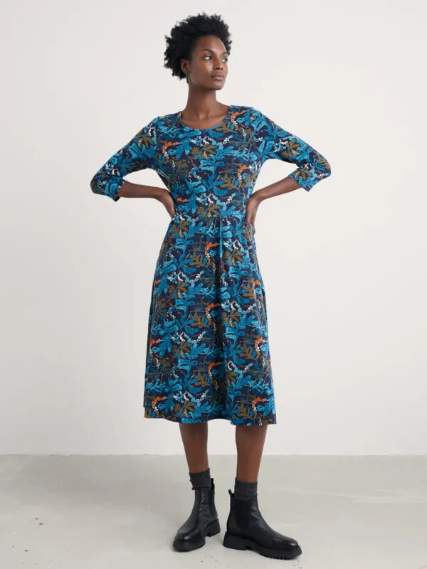 April Dress Regular - Blauw