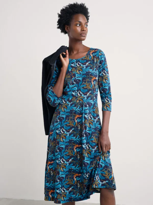 April Dress Regular - Blauw