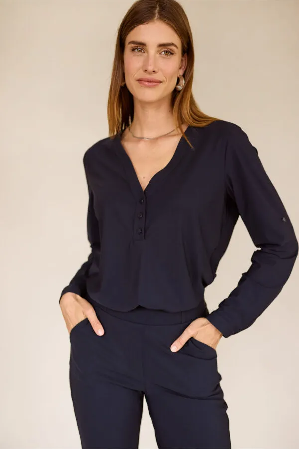 Evi blouse - Blauw