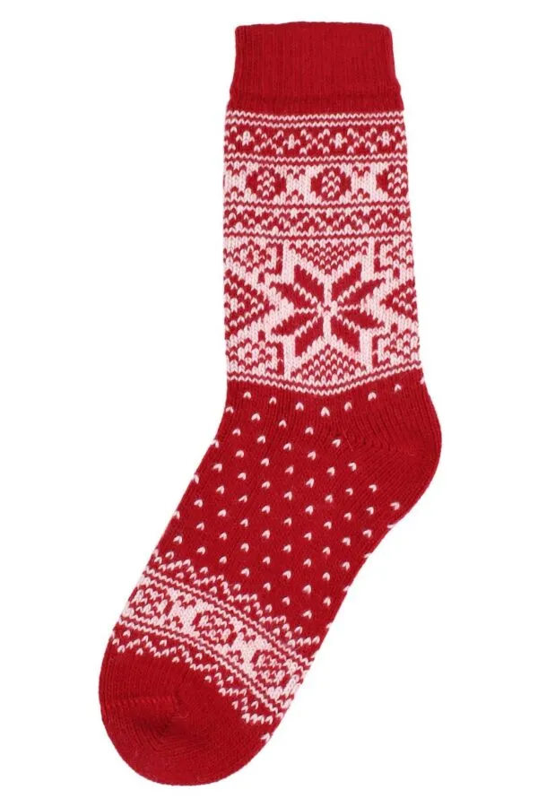 Danefae Danestay Warm Wool Socks - Rood