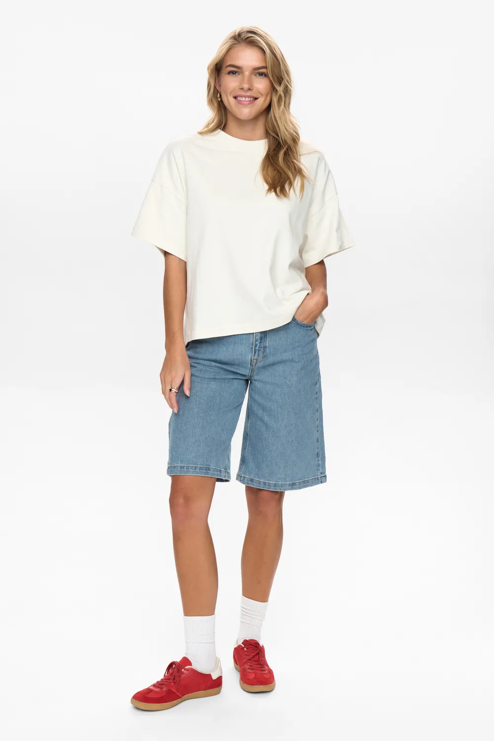 NUWONDER TEE - Ecru - Afbeelding 3