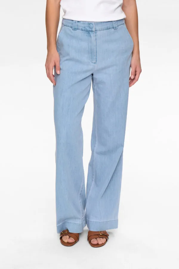 NUALETTA PANTS - licht denim