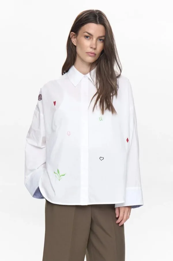 NUJUNA SHIRT - Ecru