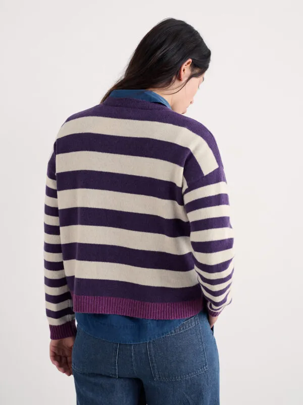 Pinwell Cardigan - Paars