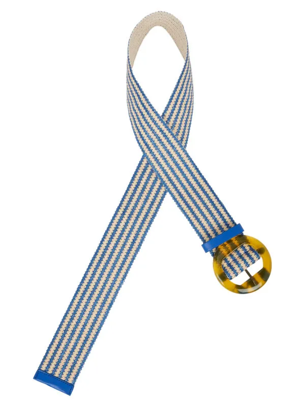 Striped Belt - Blauw