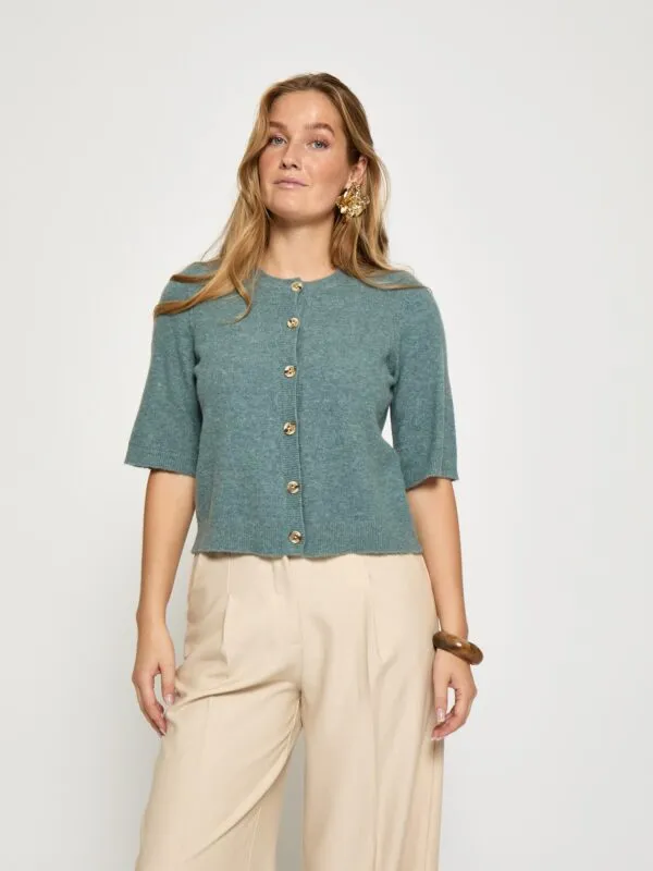 MSJanna Knit Cardigan - North Atlantic Melange