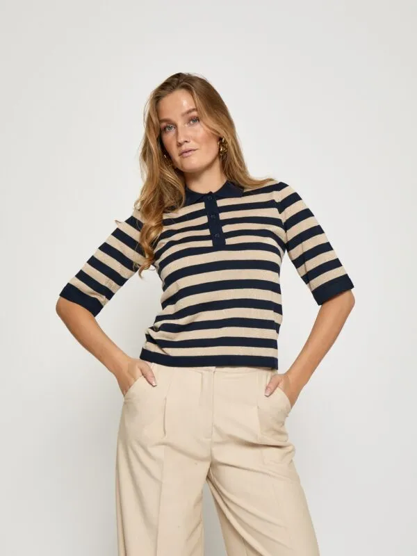MSAlice Knit T-Shirt - Donkerblauw