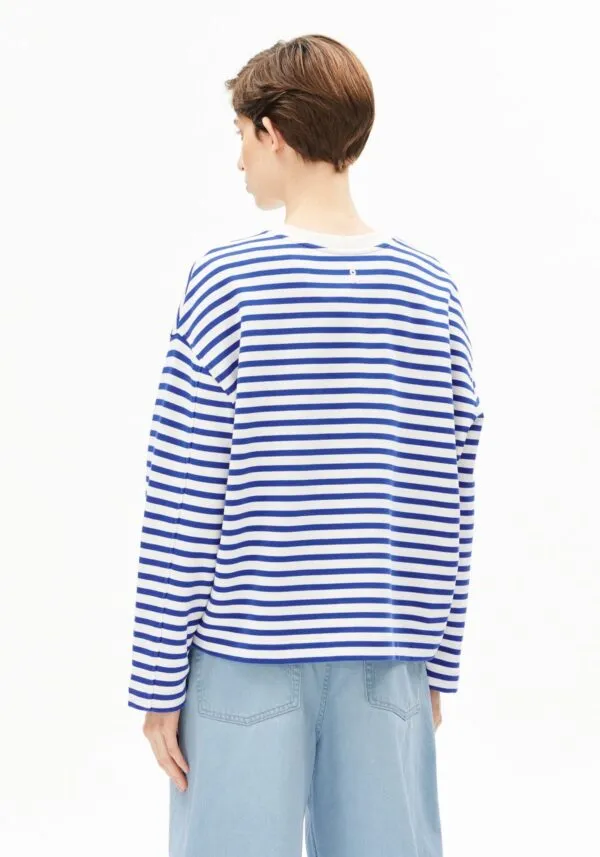 FRANKAA MAARLEN STRIPE SWEAT - Blauw