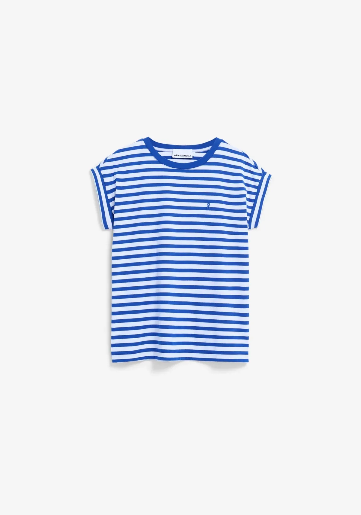 IDAARA STRIPES T-SHIRT - Blauw - Afbeelding 6