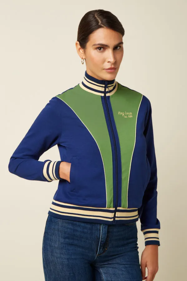 Colorblock Coljack Daytona Sweat - Beacon Blue