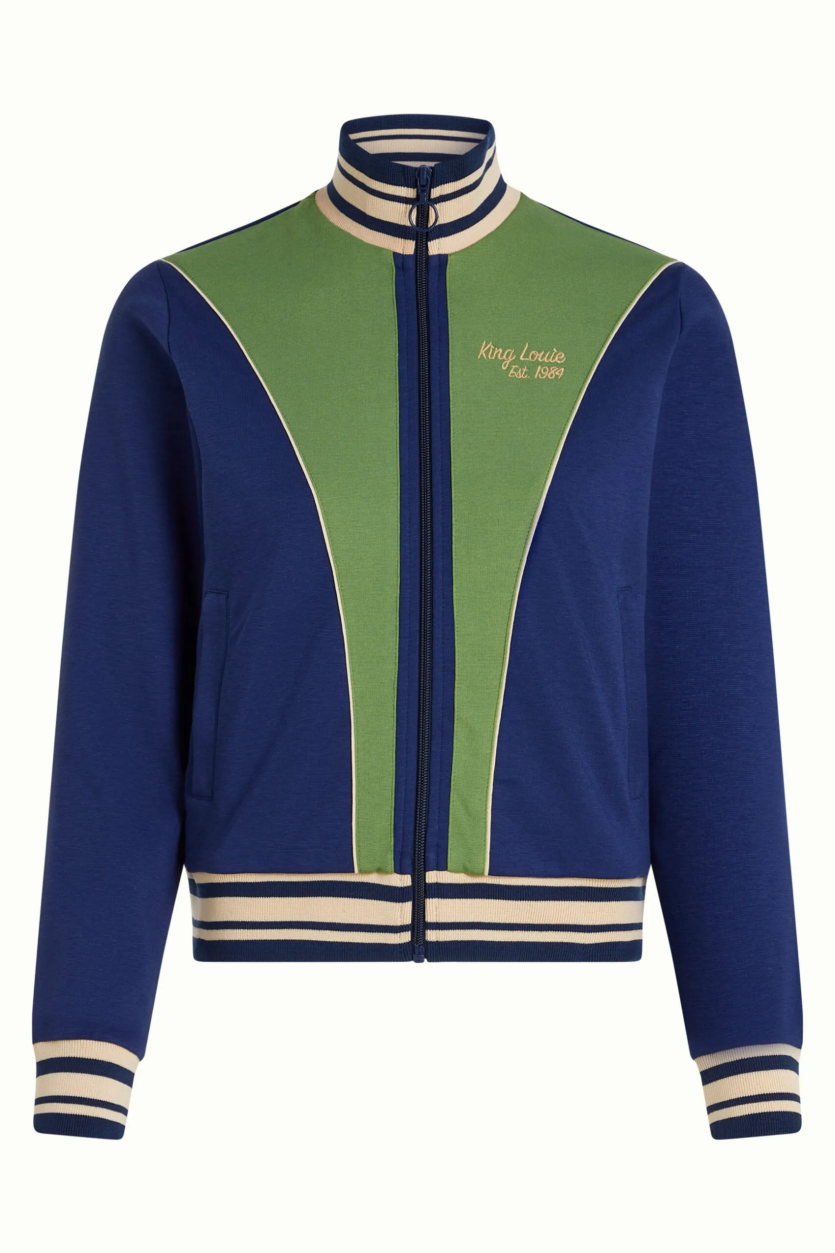Colorblock Coljack Daytona Sweat - Beacon Blue - Afbeelding 5