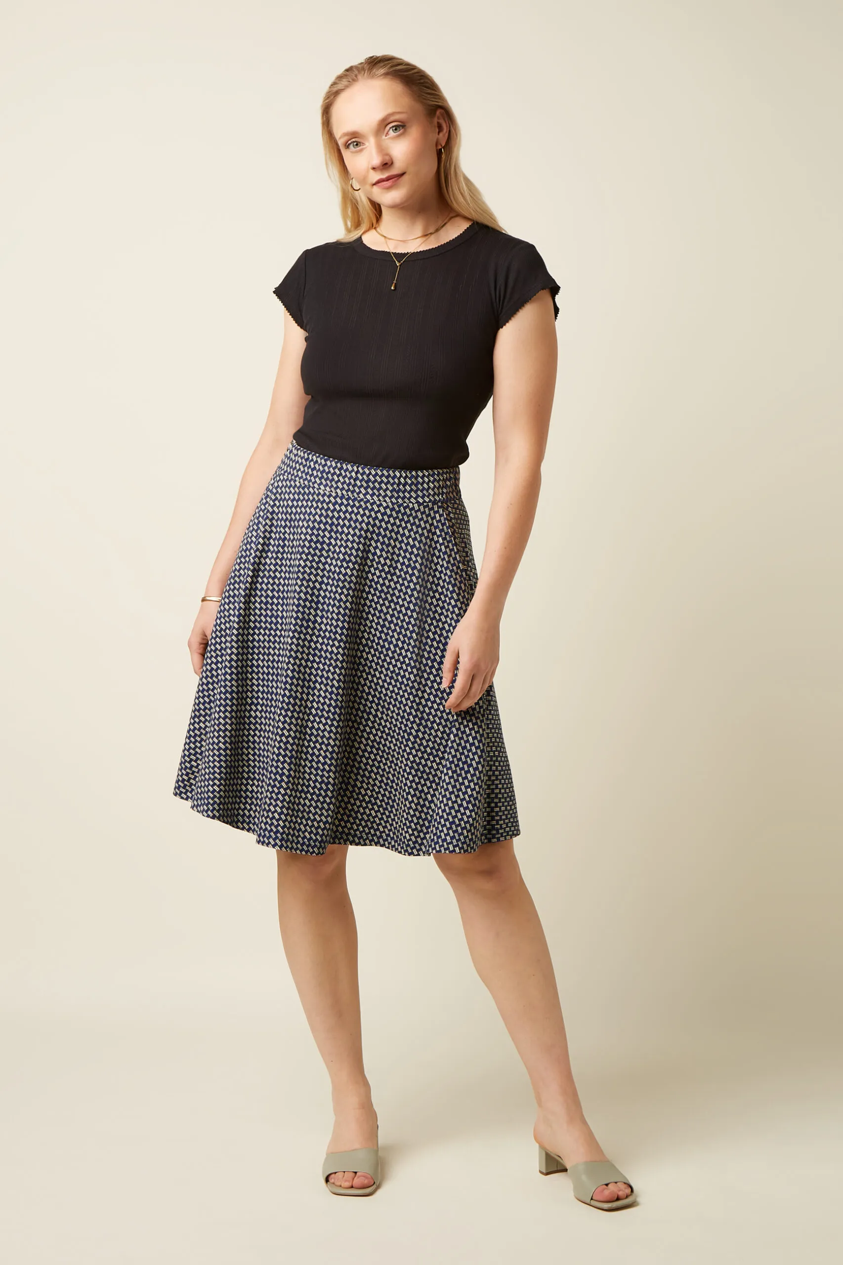Serena Skirt Blizzy - Mazarine