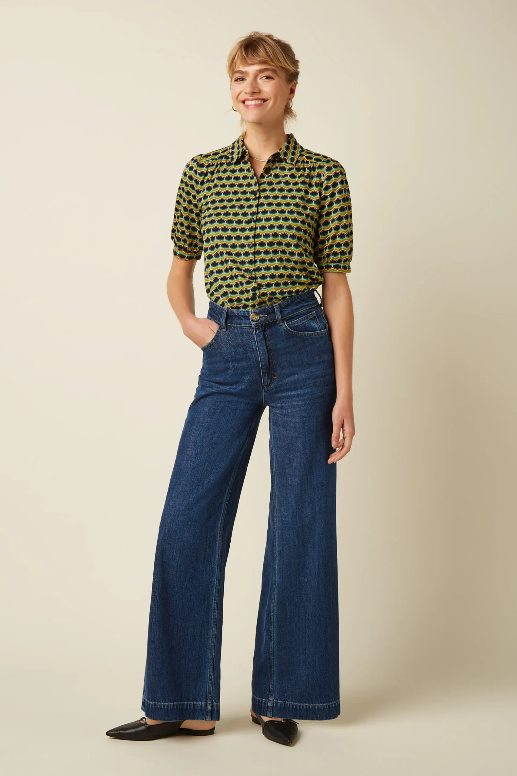 Carina Blouse Drift - Ponderosa Green - Afbeelding 2