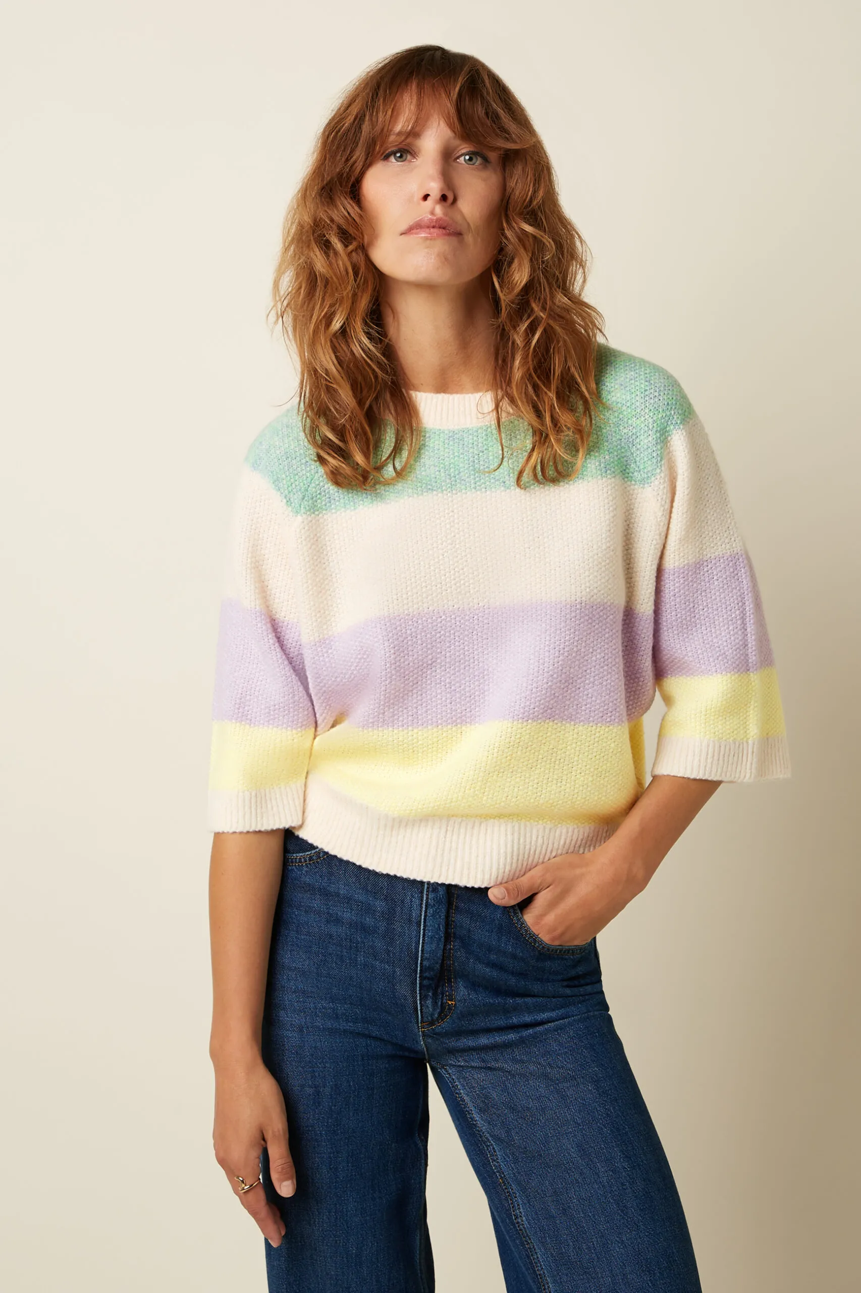 Niko Top Chunky - Creme wit