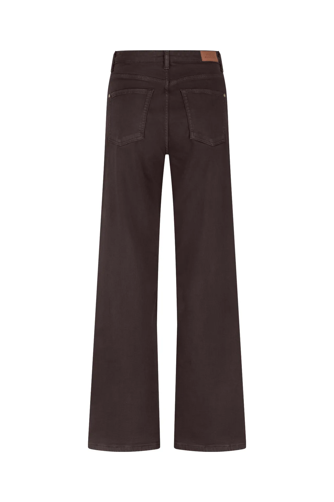 Lexie col denim trousers - Espresso - Afbeelding 4