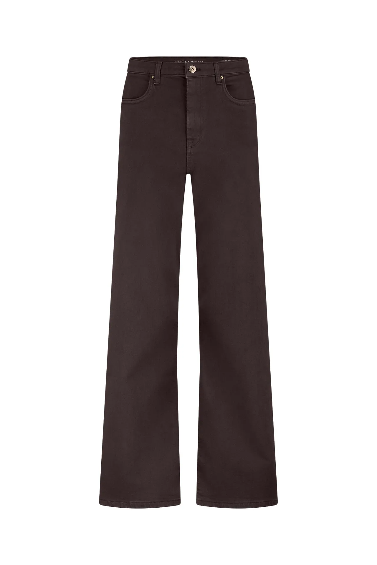 Lexie col denim trousers - Espresso - Afbeelding 5