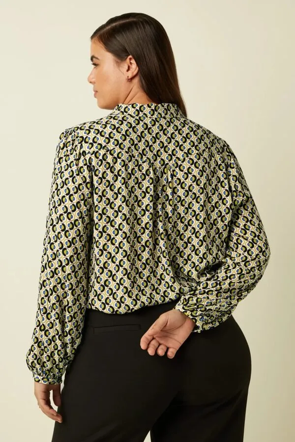 Carina Blouse Dottie - Creme wit