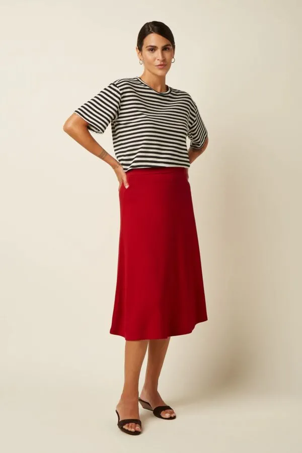 Boxy Top Chopito Stripe - Zwart