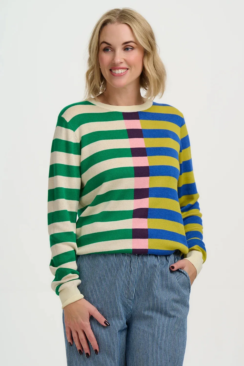 ROSIE JUMPER - print streep - Afbeelding 2