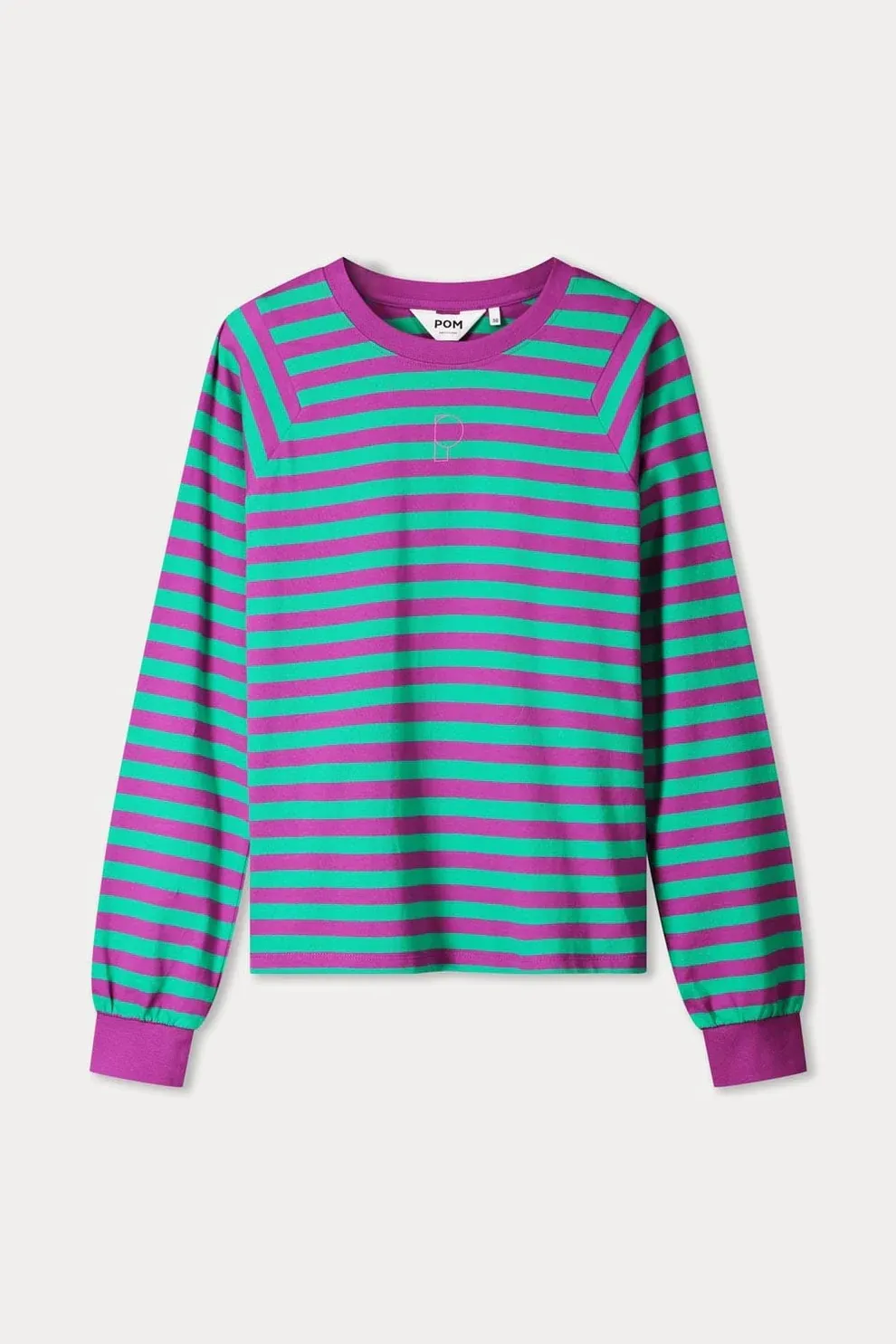 LONGSLEEVE - Striped Purple Green - Multi color - Afbeelding 6