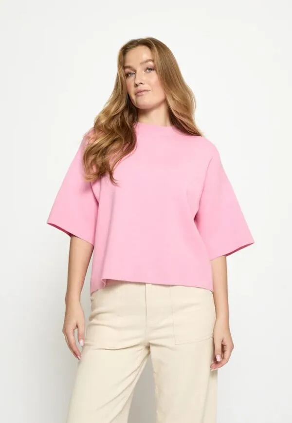 MSLupi Knit T-Shirt - Roze