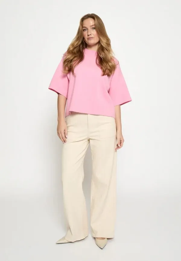 MSLupi Knit T-Shirt - Roze