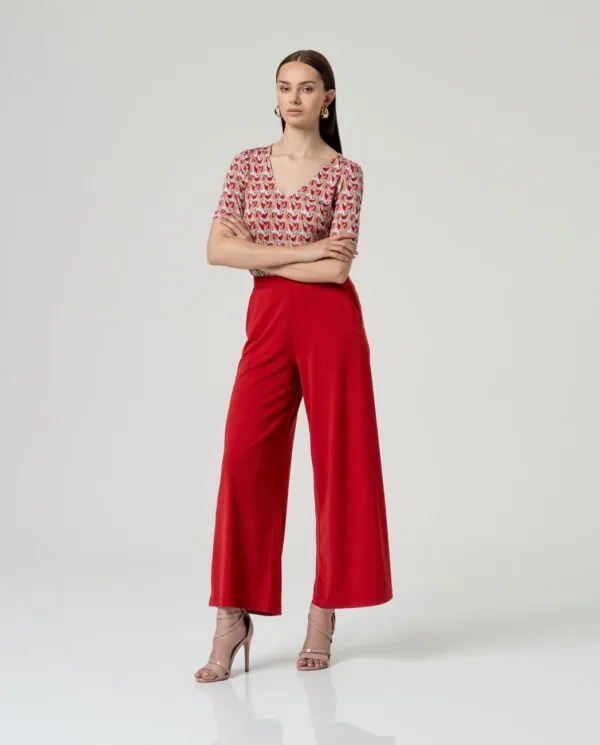Wide Pants - Rood