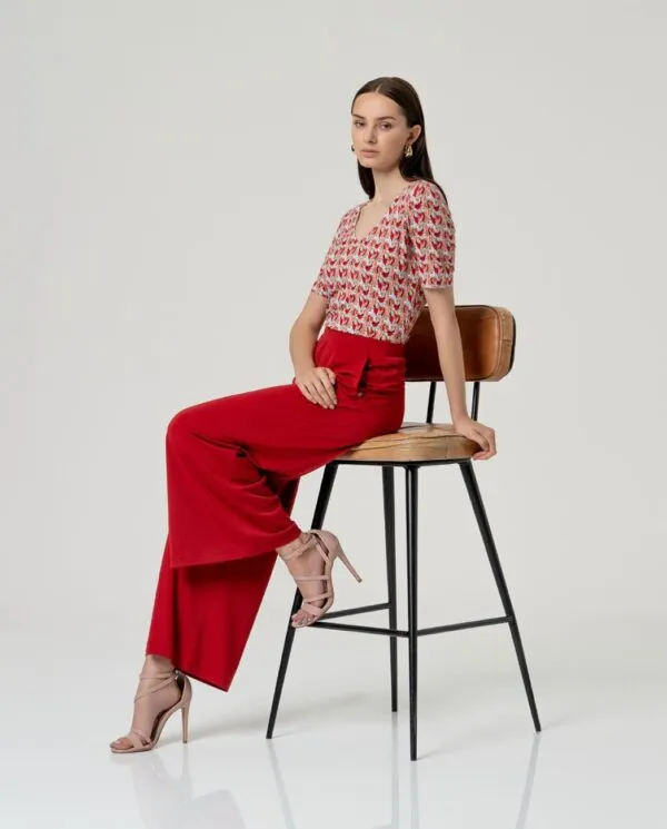 Wide Pants - Rood