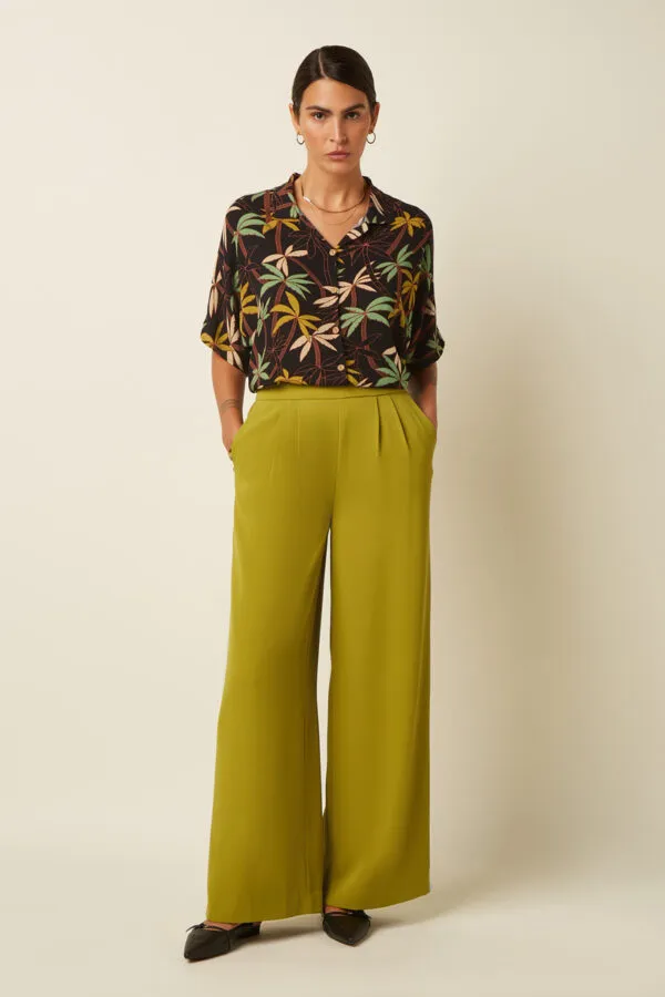 Irma Pants Fanna - Green Envy