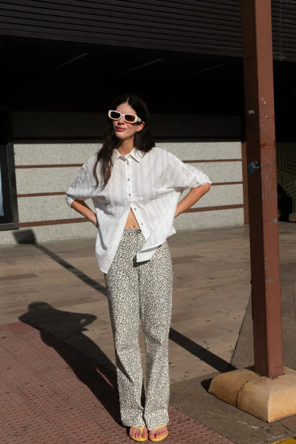 CALLY blouse - Wit