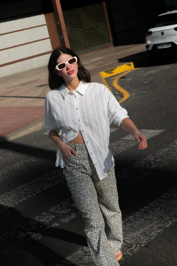 CALLY blouse - Wit