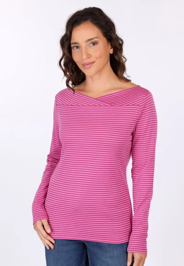 Langarmshirt Kajsara - Cerise