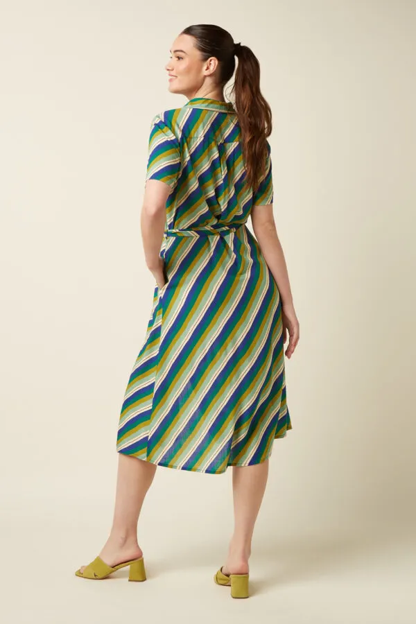 Olive Midi Dress Cliff - Mazarine