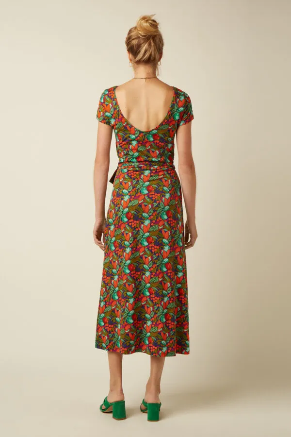Sally Midaxi Dress Puerto - Strong Blue