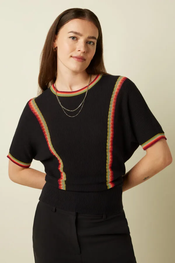 Daria Top Emel - Zwart