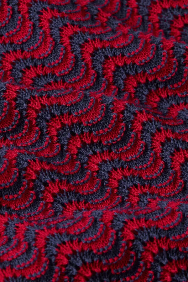 Audrey Trumpet Sleeve Tide - Chili Red