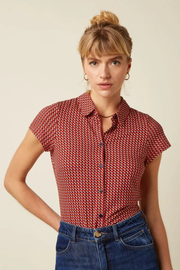 Blouse Bora Bora - Chili Red