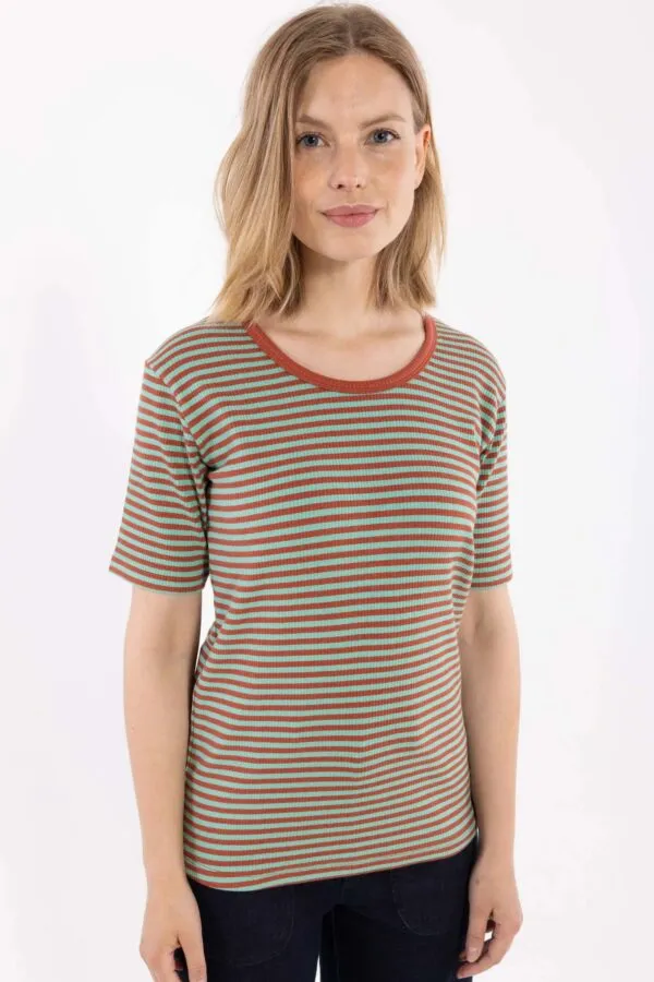 Danerolemodel Ribbing Tee - Mint