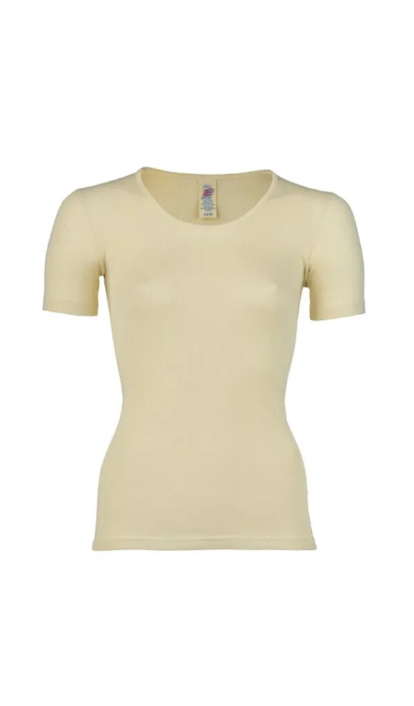 Ladies t-shirt S/S - Creme wit