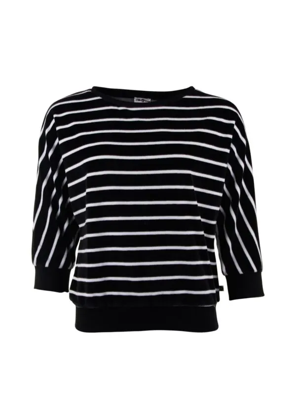 Sweater Sybille Stripes - Zwart